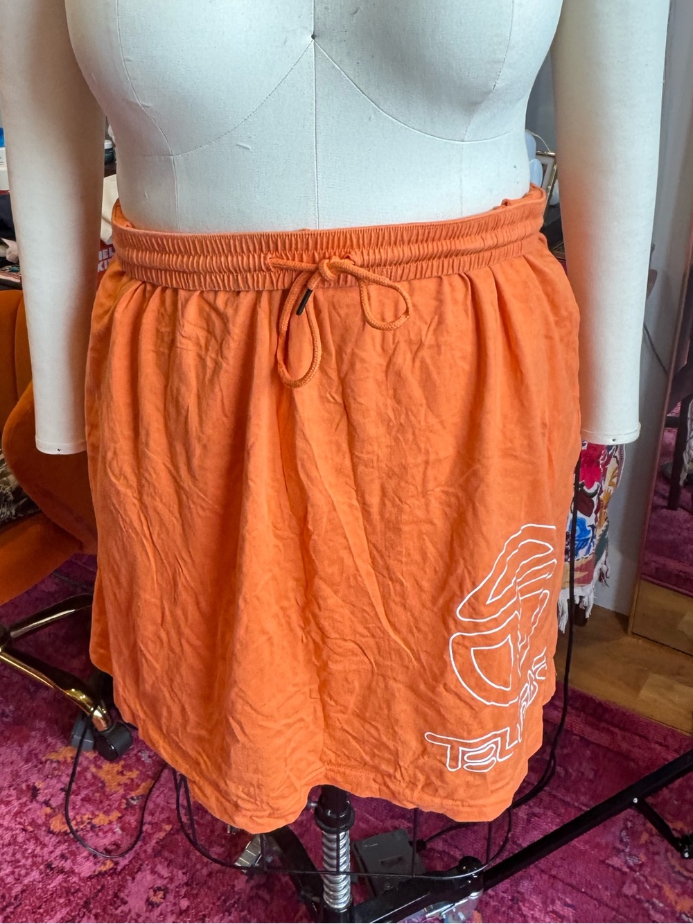 TELFAR logo skirt